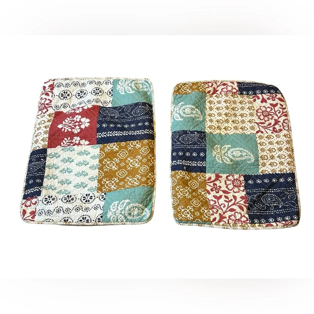 Levtex‎ Home Jasmine Full Patchwork Quilt with Matching Pillow Shams